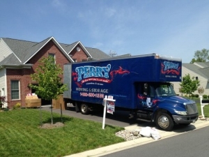 A photo of a Perry Moving and Storage Company Truck In Bethesda